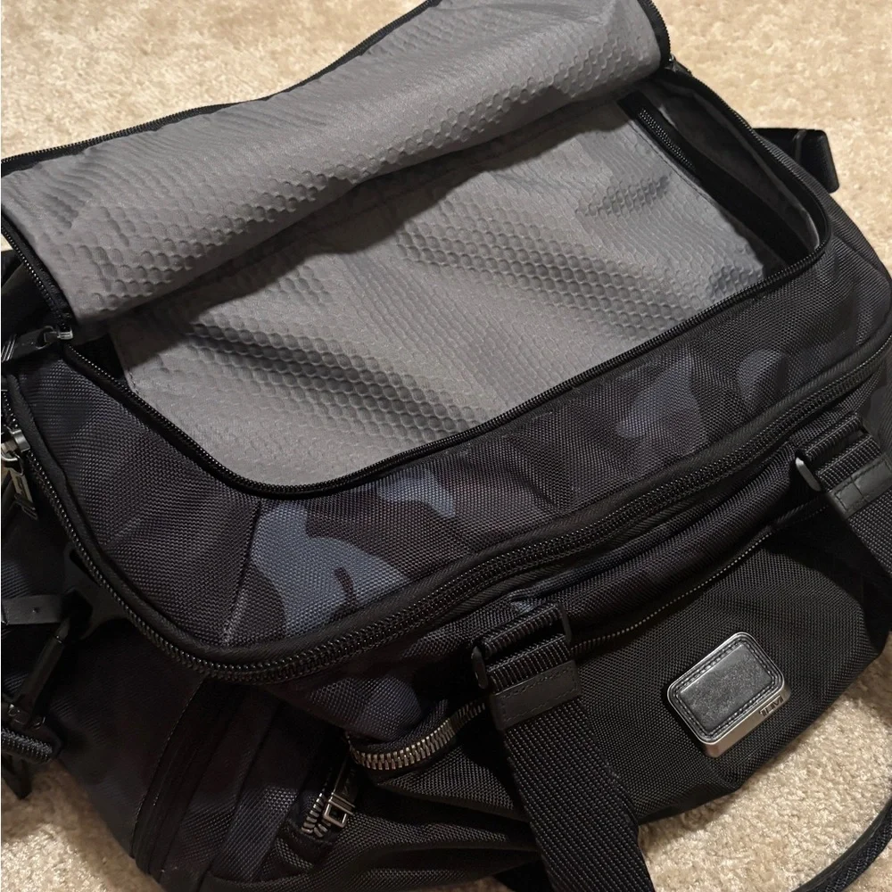 Tumi Men's Black Camo Laptop Briefcase
